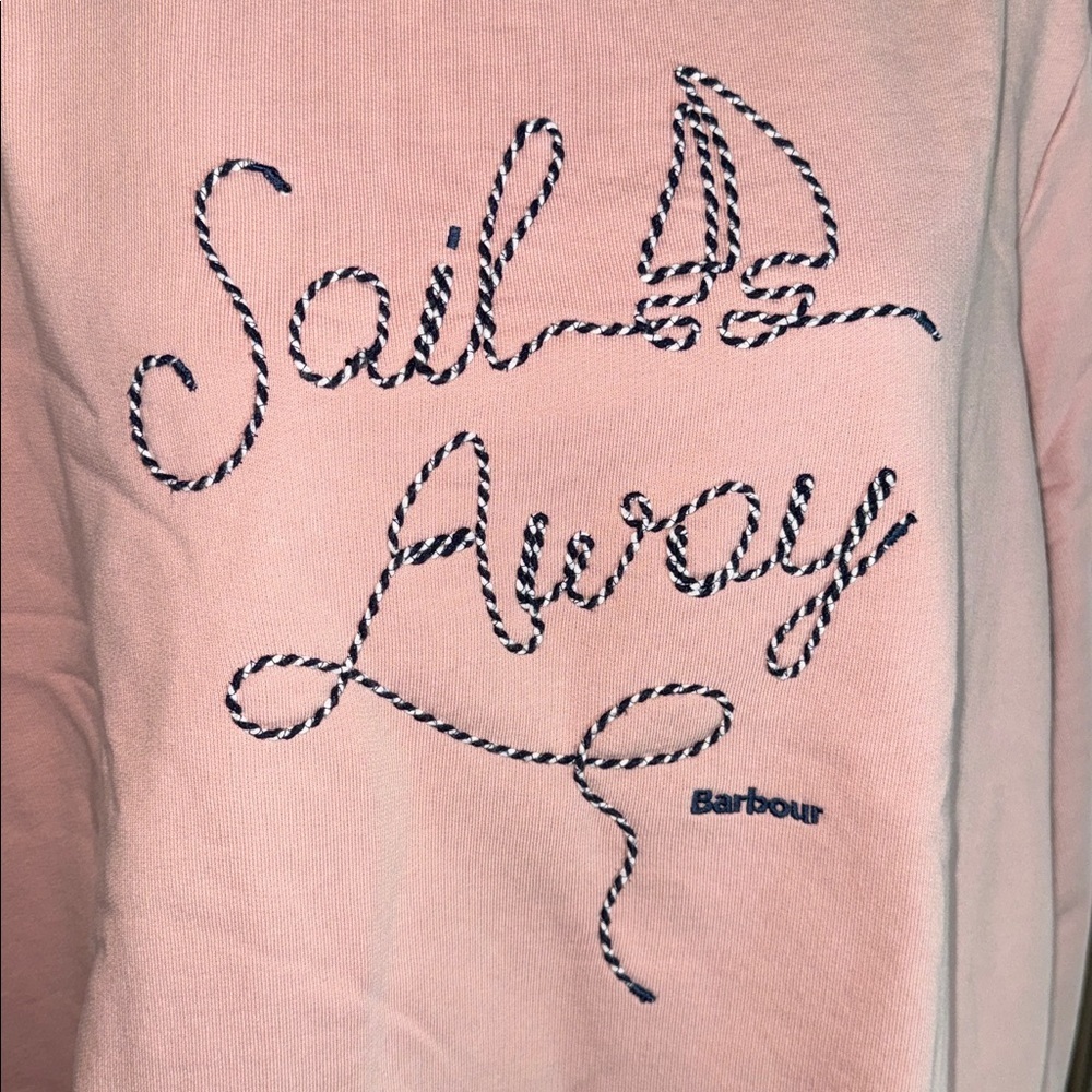 Barbour Padstow Crewneck Sweatshirt SZ 14 - Picture 2 of 9